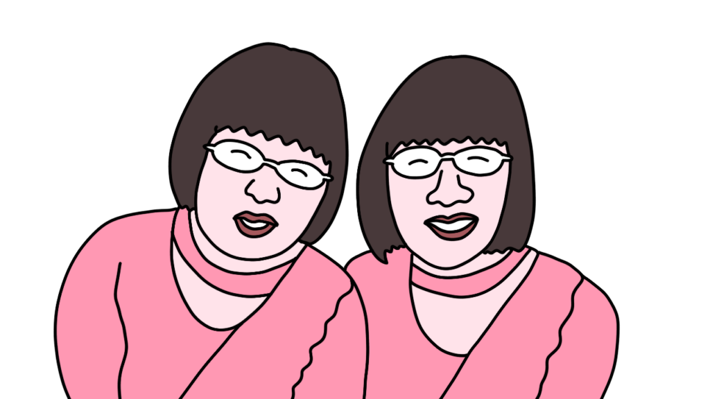 阿佐ヶ谷姉妹のような関係で